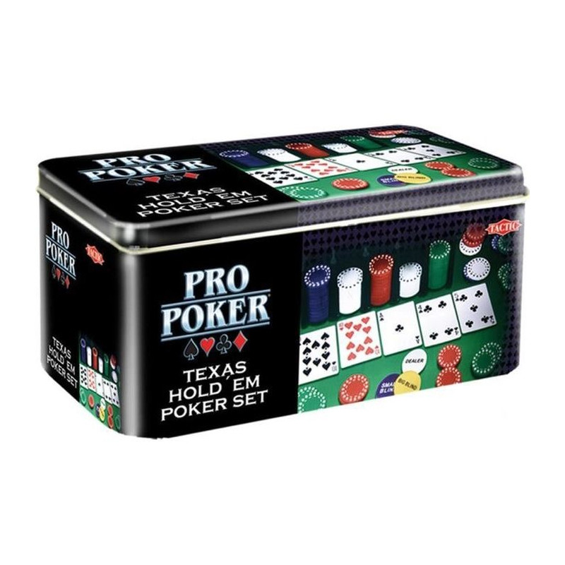 Coffret Métal Propoker - TACTIC - Jeu de carte - Mixte - 60 min - A partir de 11 ans