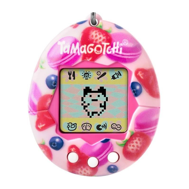 Tamagotchi - BANDAI - Tamagotchi original - Berry Delicious - animal électronique virtuel avec écran couleur, 3 boutons et jeu