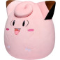 Peluche - BANDAI - Pokémon - Squishmallows 50 cm - Mélofée (Clefairy) - Grande peluche ultra-douce - Licence officielle Poké