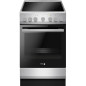 Cuisiniere vitrocéramique - FAGOR-FACV203S - 4 foyers - 62 L - 50 x 60 cm - Silver