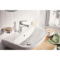 Mitigeur monocommande lavabo - GROHE Swift - 24316001 - Chromé - Taille S - Economie d'eau - Tirette et vidage