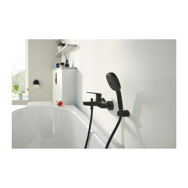 Ensemble de douche avec pommeau 2 jets, support et flexible - GROHE Vitalio Comfort 110 263992431 - Sélection facile -Economie