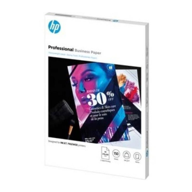 hp  hp pro biz gls a3 180g 150sh fsc paper Cartouche HP 7MV84A. Format de papier: A3 (297x420 mm), Utilisation recommandée: