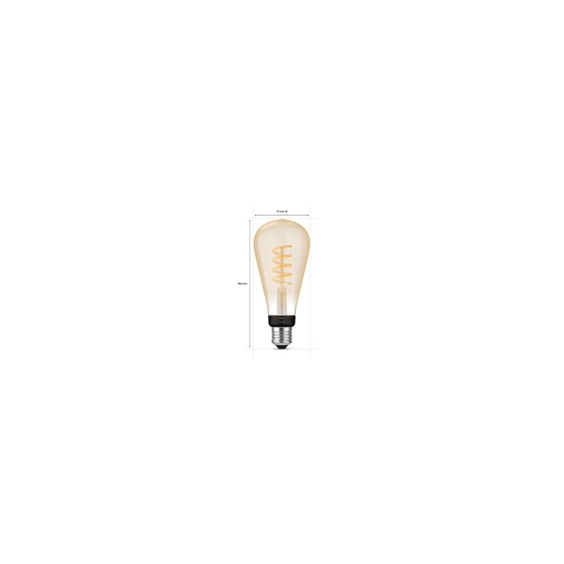 Ampoules connectées Philips Hue ampoule White Ambiance 7W Edison Giant Filament E27x1