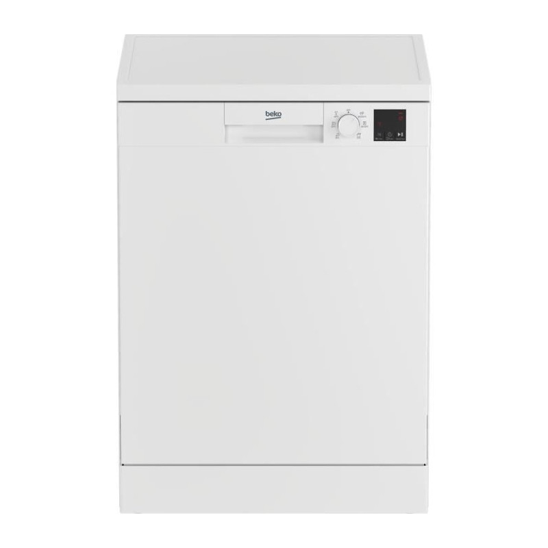 Lave-vaisselle pose libre BEKO DVN06430W - 14 couverts - L60cm - 47dB - Blanc