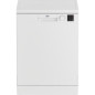 Lave-vaisselle pose libre BEKO DVN06430W - 14 couverts - L60cm - 47dB - Blanc