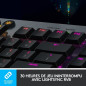 Clavier Gaming mécanique - LOGITECH G - G915 LIGHTSPEED RVB - Sans fil - GL Tactile - Noir