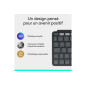 Clavier pour tablette Logitech KEYS TO GO 2 SANS FIL POUR IPAD GRAPHITE