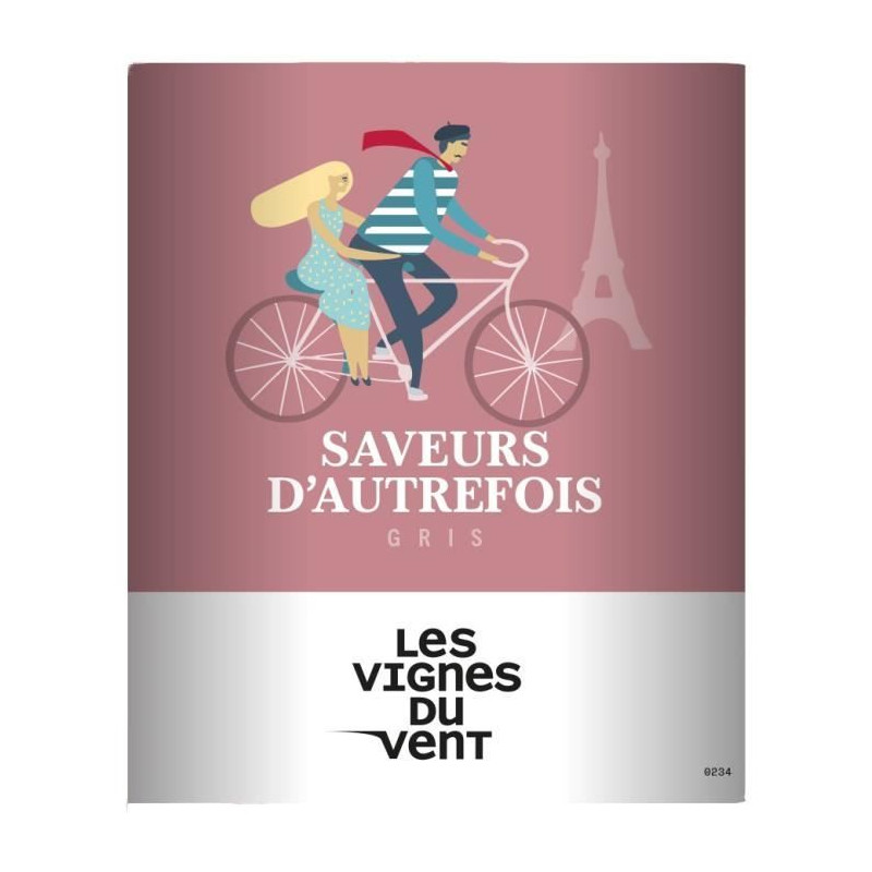 Saveurs d'Autrefois Les Vignes du Vent 2023 Côtes Catalanes - Vin rosé de Languedoc