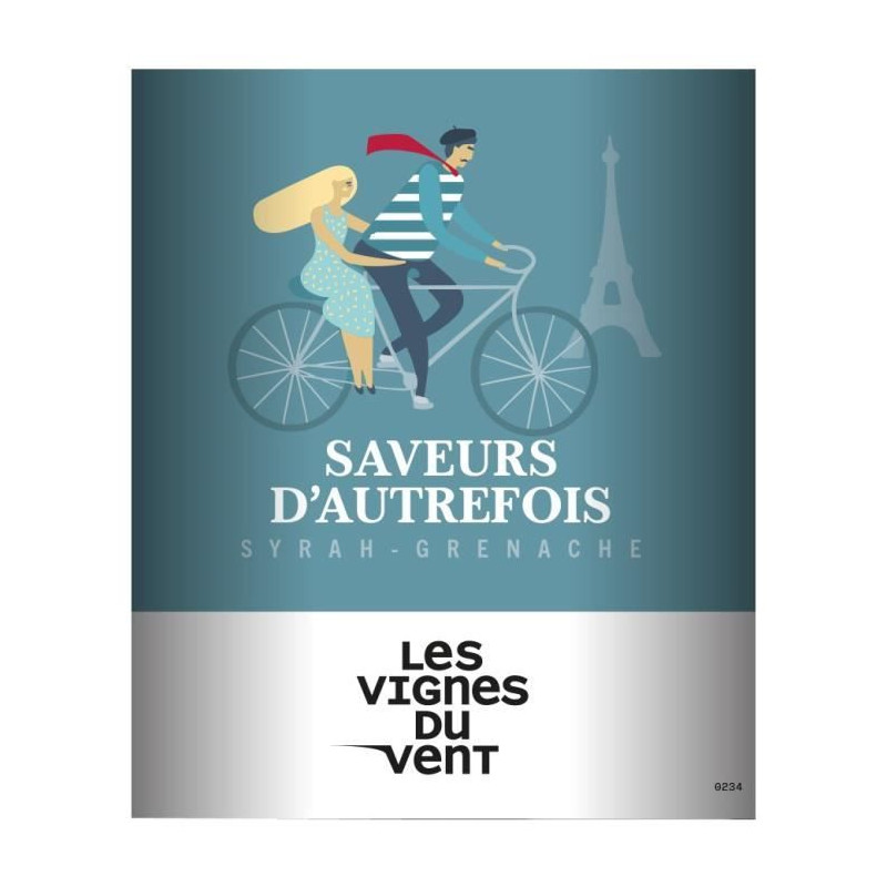 Saveurs d'Autrefois Les Vignes du Vent 2023 Côtes Catalanes - Vin rouge de Languedoc