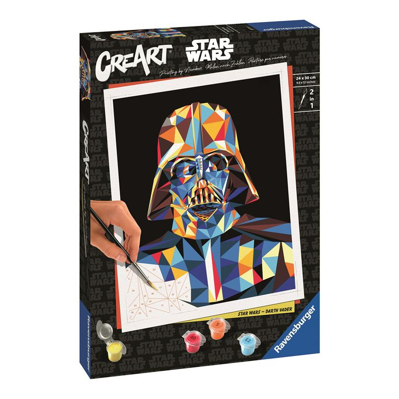 Peinture enfant CreArt Ravensburger Dark Vador Star Wars