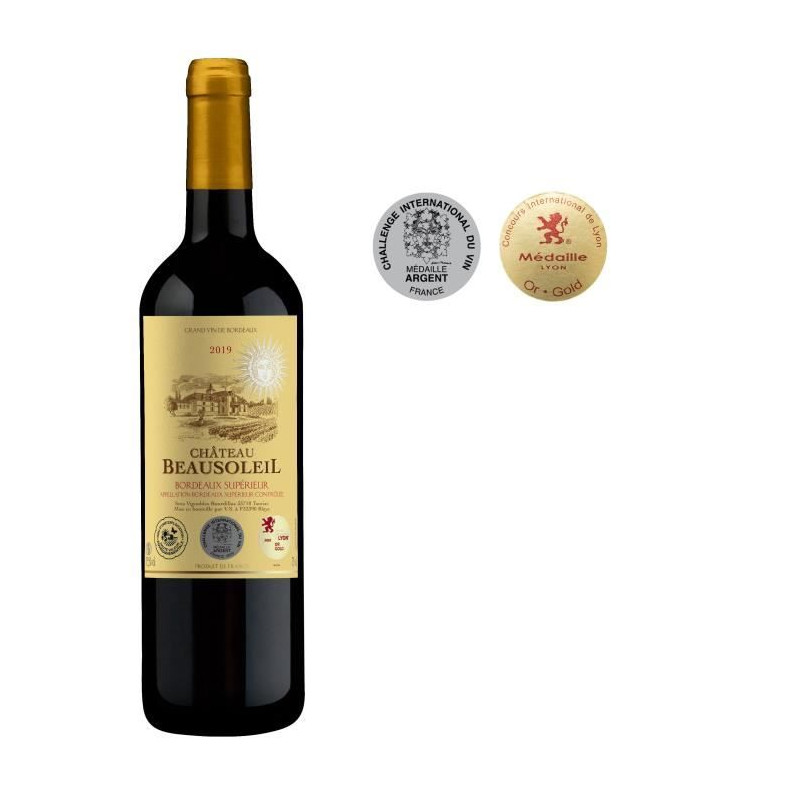 Château Beausoleil 2019 Bordeaux Supérieur - Vin rouge de Bordeaux