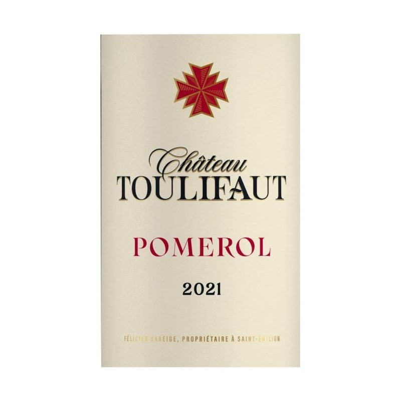 Château Toulifaut 2021 Pomerol - Vin rouge de Bordeaux