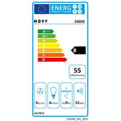 Novy Groupe - Verre blanc - Moteur intégré - 510 x 290mm - Bandeau LED 3000K NOVY - D26050