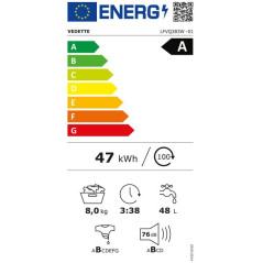 Vedette VE LLF 8KG 1400Tr INDUCTION VEDETTE - LFVQ383W