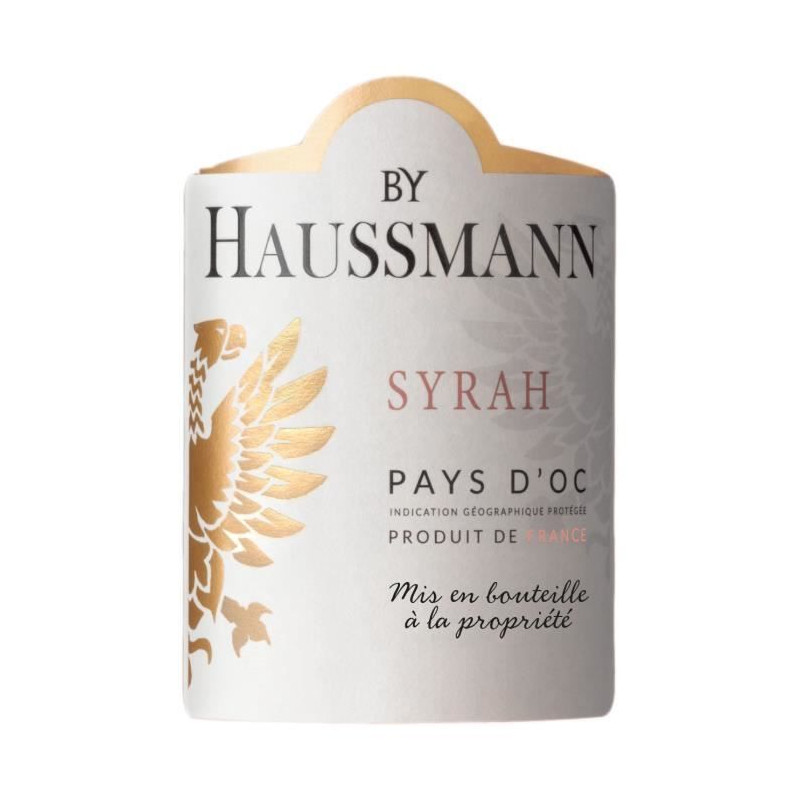 By Haussmann Syrah Pays d'Oc - Vin rouge de Languedoc