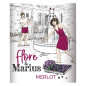 Flore & Marius 2022 IGP Atlantique Merlot - Vin rouge de Bordeaux