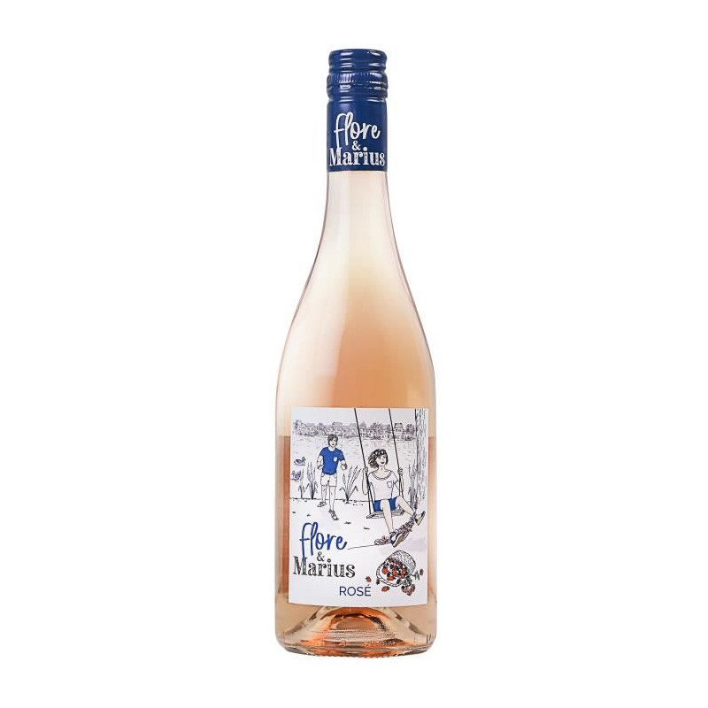 Flore & Marius 2023 IGP Atlantique - Vin rosé de Bordeaux