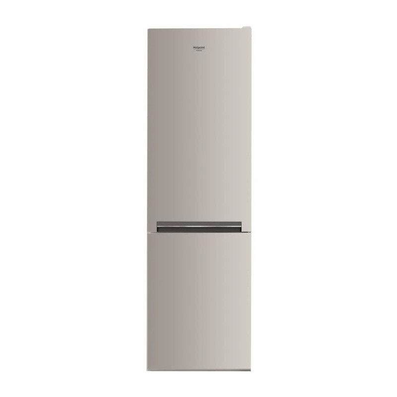 Réfrigérateur congélateur bas - HOTPOINT H8A2ES - 337 L (226L +111 L) - Froid brassé - Classe E - L69 cm x H 193,5 cm - silv