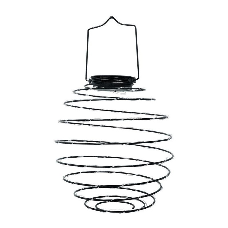 Suspension solaire - LUMISKY - ORION - H37 cm - Spirale micro - LED blanc chaud