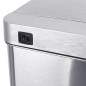 KITCHEN MOVE Poubelle automatique PARKSIDE - 50L - Inox avec cerclage