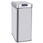 KITCHEN MOVE Poubelle automatique SILVERLAKE - 70L - Inox avec cerclage