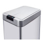 KITCHEN MOVE Poubelle automatique SILVERLAKE - 70L - Inox avec cerclage