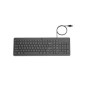 Clavier et souris filaires HP 150 Noir, AZERTY, précis et ergonomiques, clavier silencieux, touches ultraplates pour frappe rap