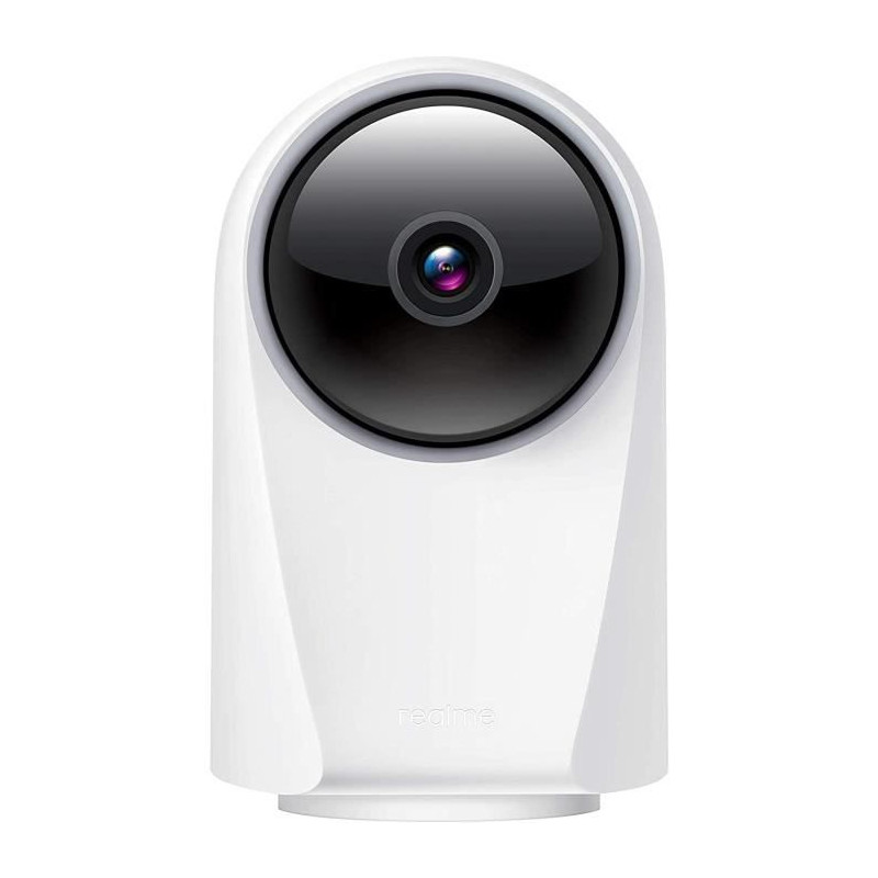 Caméra de surveillance REAL ME SMART - Vision a 360° - Infrarouge - Détection de mouvement - Blanc