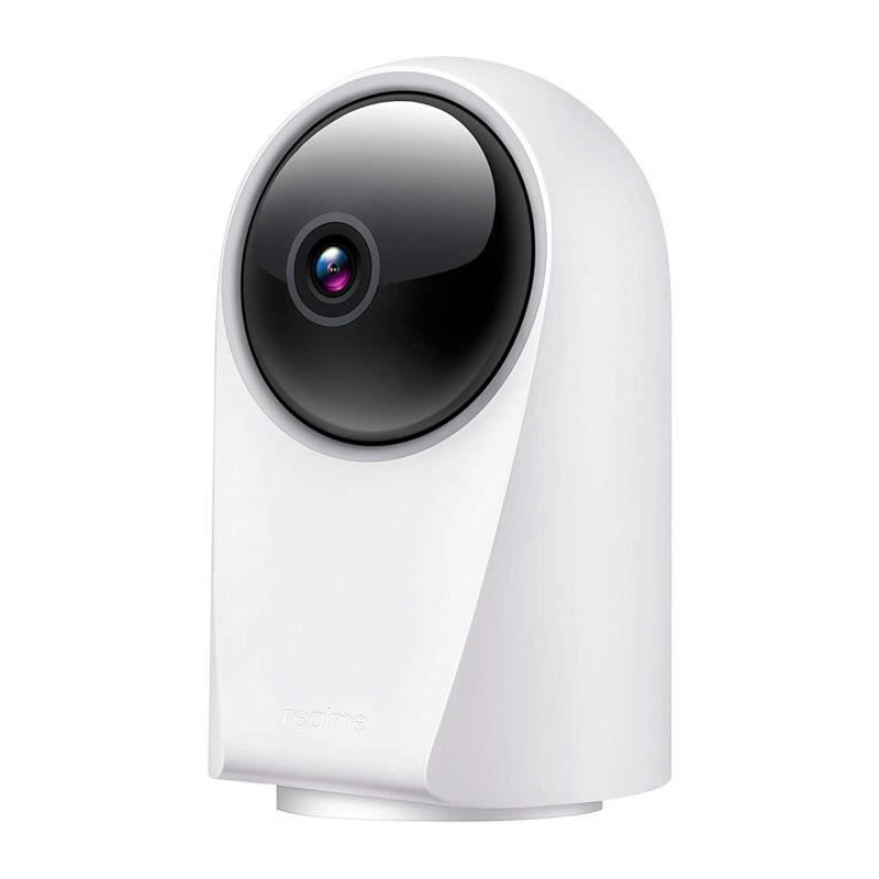 Caméra de surveillance REAL ME SMART - Vision a 360° - Infrarouge - Détection de mouvement - Blanc