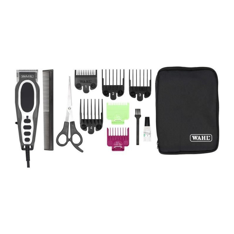 Tondeuse a cheveux sur secteur - WAHL - CLOSE CUT PRO - 10 W - 6 sabots - Gris