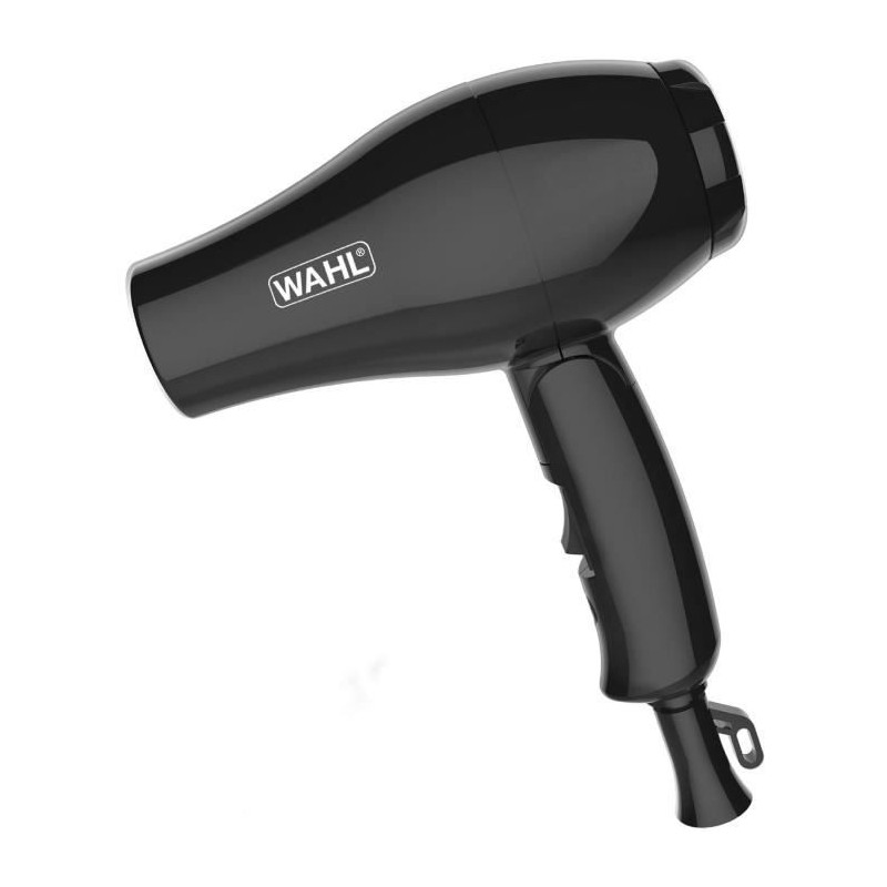 Seche-cheveux de voyage - WAHL - TRAVEL HAIR DRYER - 1000 W - 2 vitesses - Noir