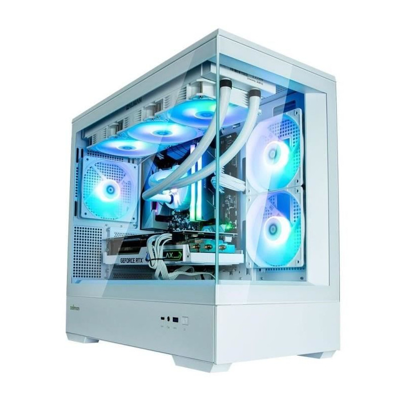 Boitier PC sans alimentation - ZALMAN P30 (Blanc) - Moyen tour - Format M-ATX