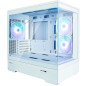 Boitier PC sans alimentation - ZALMAN P30 (Blanc) - Moyen tour - Format M-ATX