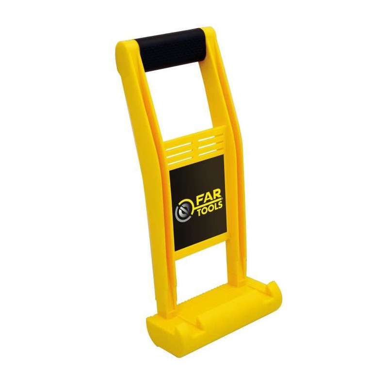 Poignée de transport pour plaque de plâtre - FARTOOLS - 30 kg - Jaune - Adulte