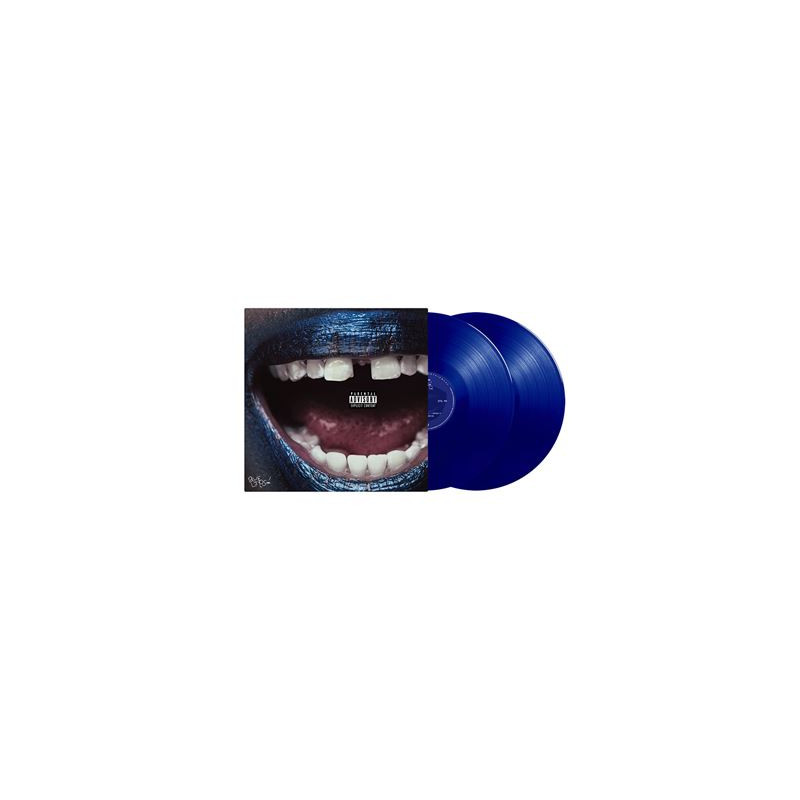 Blue Lips Vinyle Bleu Translucide