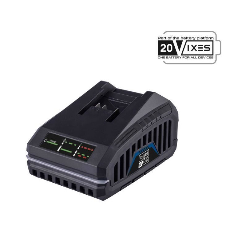 Chargeur de batterie - SCHEPPACH - 4,5 A - SBC4.5A - Charge les batteries Li-ion de la gamme Scheppach 20V IXES