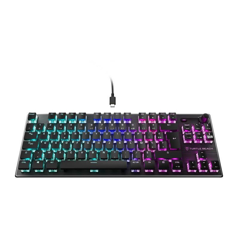 Clavier gaming RGB mécanique compact - TURTLE BEACH - Vulcan TKL - Noir