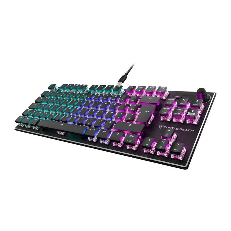 Clavier gaming RGB mécanique compact - TURTLE BEACH - Vulcan TKL - Noir