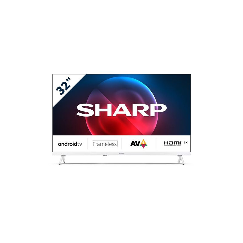 TV LED Sharp 32FH7EW 80 cm HD 2024 Blanc