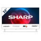 TV LED Sharp 32FH7EW 80 cm HD 2024 Blanc