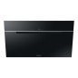 Hotte décorative murale inclinée 90 cm - Connectique bluetooth - 585 m3 SAMSUNG - NK36C7070WB