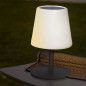 Lampe de table solaire et rechargeable - LUMISKY - STANDY TINY SOLAR - H25 cm - LED blanc chaud et blanc dimmable