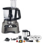 MOULINEX Robot cuisine multifonction DoubleForce 31 fonctions 10 accessoires Blender 2L FP825E10