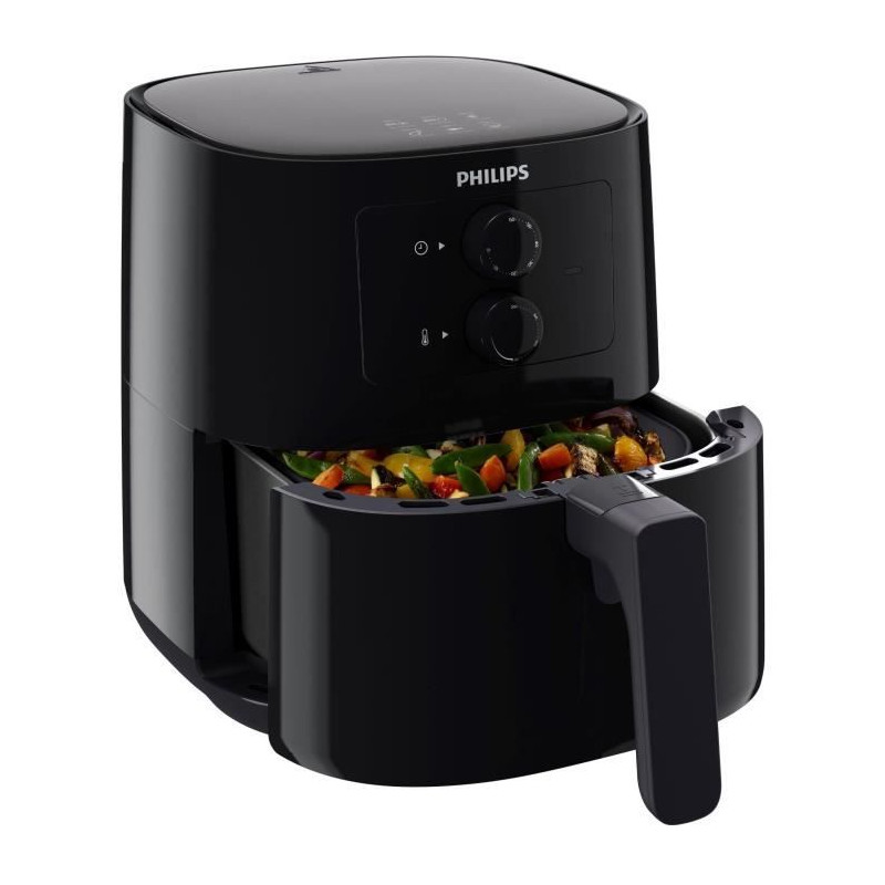 Friteuse sans huile - PHILIPS - Airfryer L HD9200/90 Série 3000 - 4,1L - 4 personnes - 7 préréglages - Noir