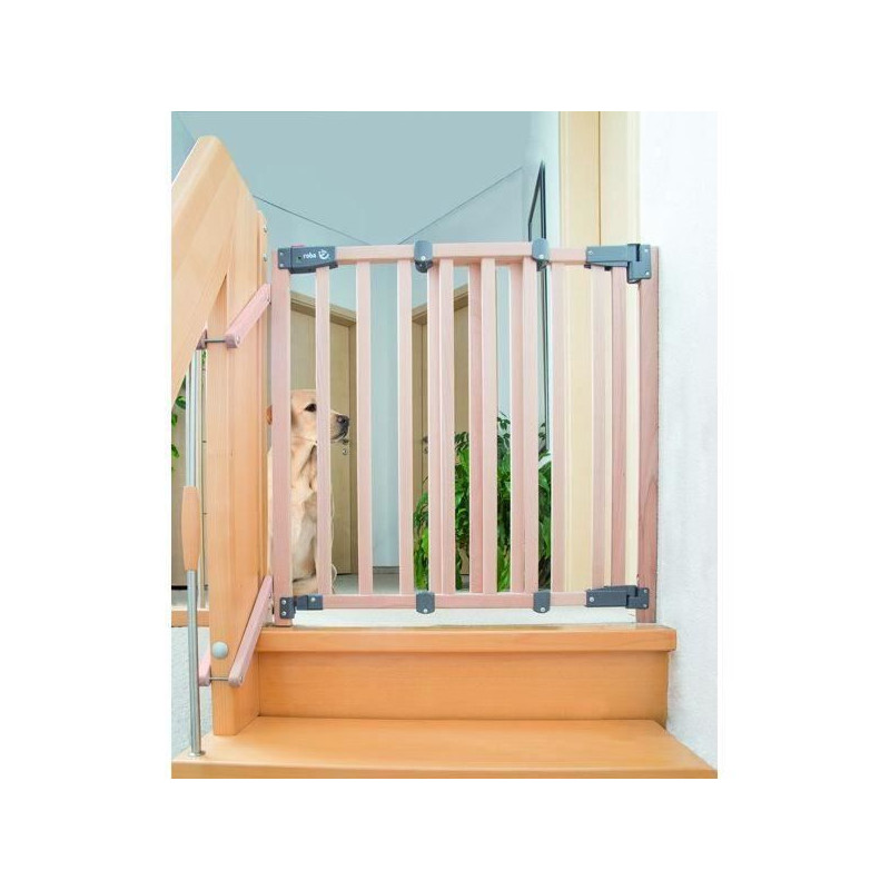 Barriere de Sécurité Bébé pour Escalier Safety Up - ROBA - Largeur de 93.5 a 120.5 cm