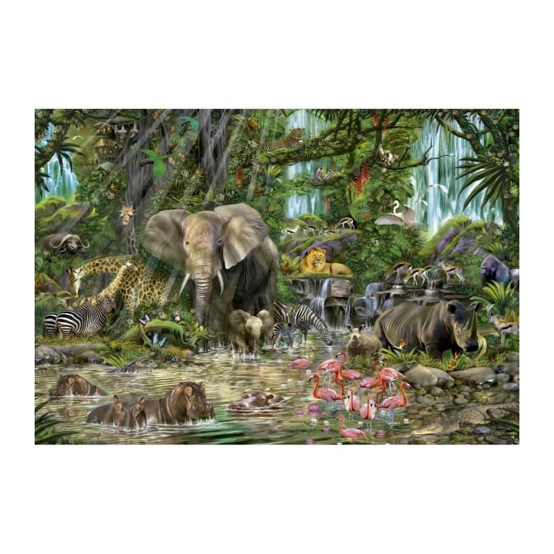 EDUCA Puzzle 2000 Pieces - Jungle Africaine