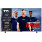 TV QD Mini LED Tcl 85C89B 215 cm 4K UHD 2024 Aluminium brossé