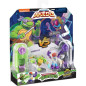 Coffret de figurines Donatello vs Baxter Stockman - Akedo - Moose Toys - Tortues Ninja - Multicolore - Mixte