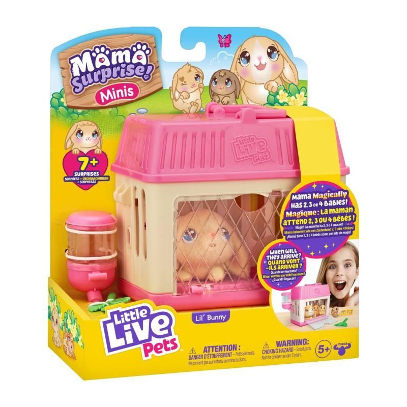 Peluches P'tits Lapins Mama Surprise - Little Live Pets - Moose Toys